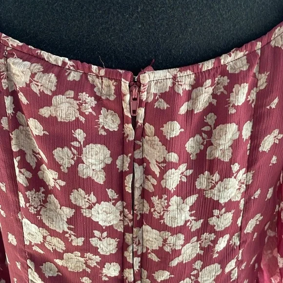 Altar'd State Teresa Floral Long Sleeve Mini Dress - Picture 10 of 11